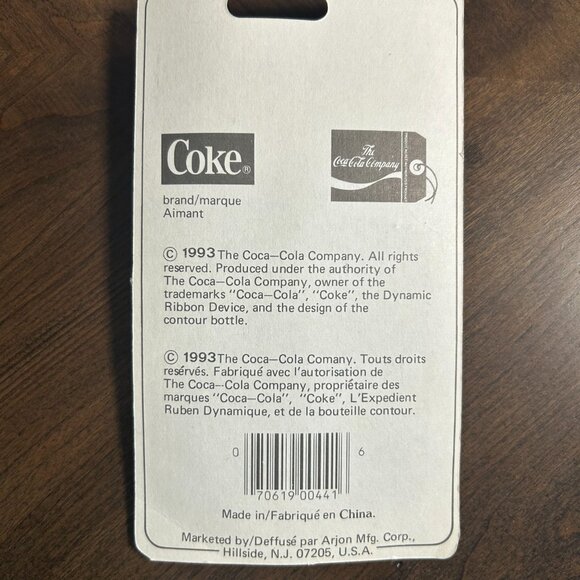 Vintage Coca Cola fridge magnet - Picture 2 of 2